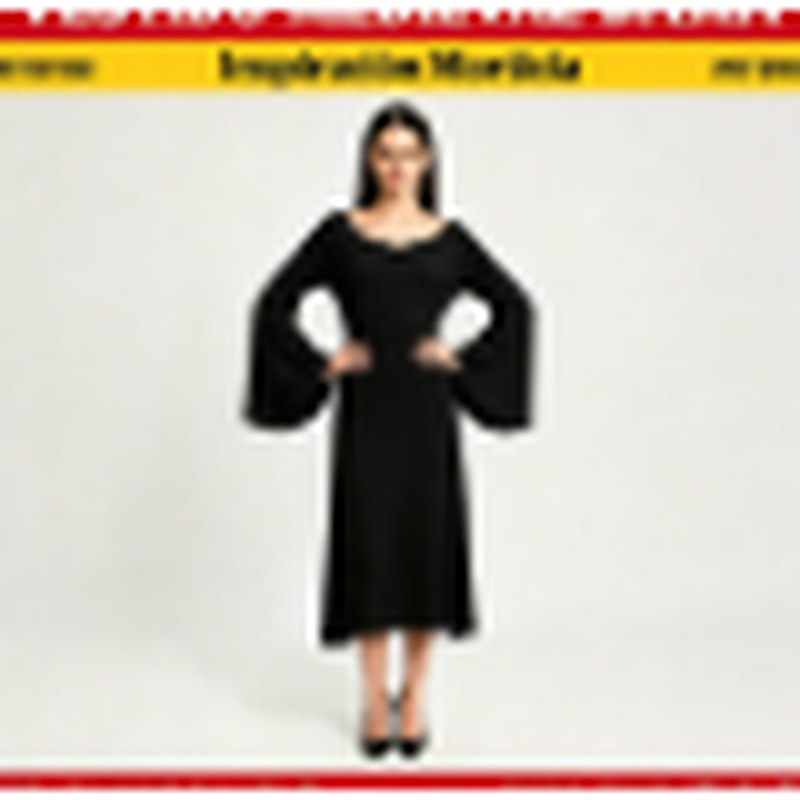 Morticia inspiración — Vestido medieval dama