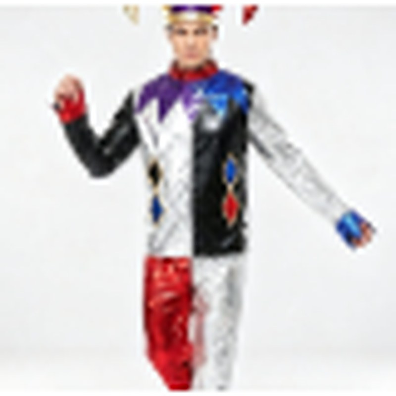 Arlequín hombre multicolor